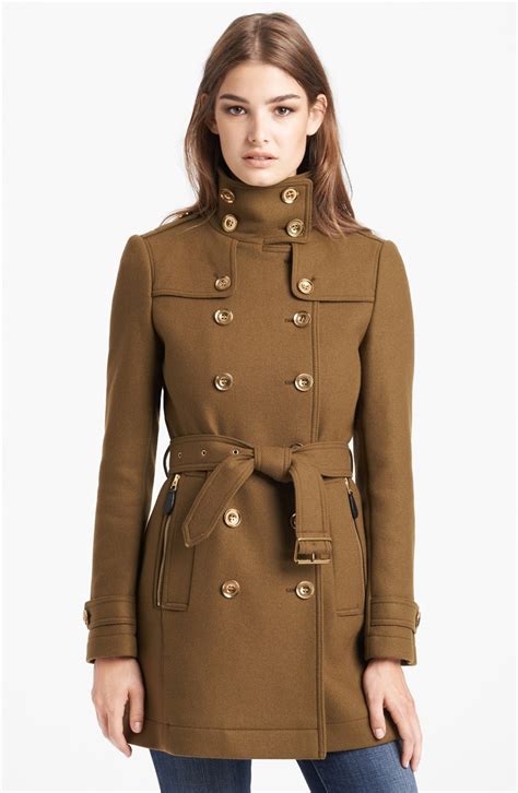 burberry brit wool coat.